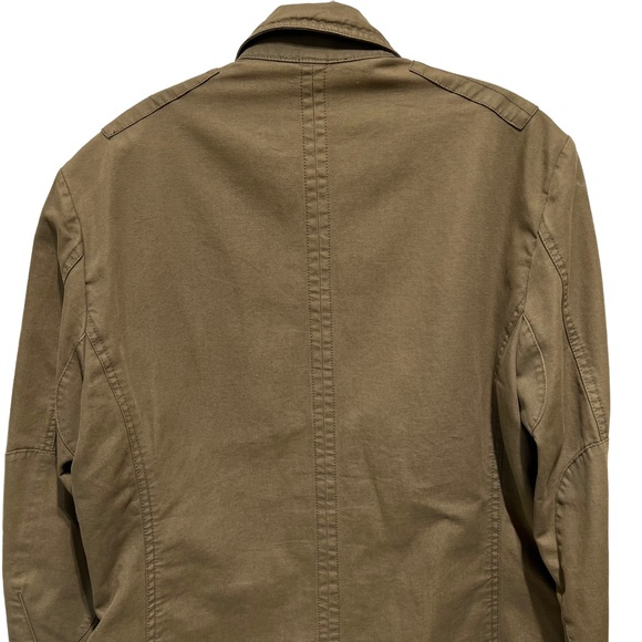 TED BAKER Women’s Army Green Military Utility Shacket Size 3 - Picture 5 of 12